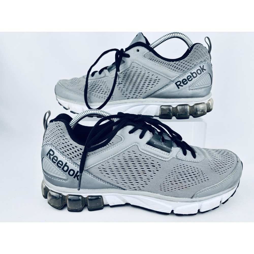 Reebok JET Dashride Flat Gray Running Athletic Shoes Men's Size 9.5 Sneaker